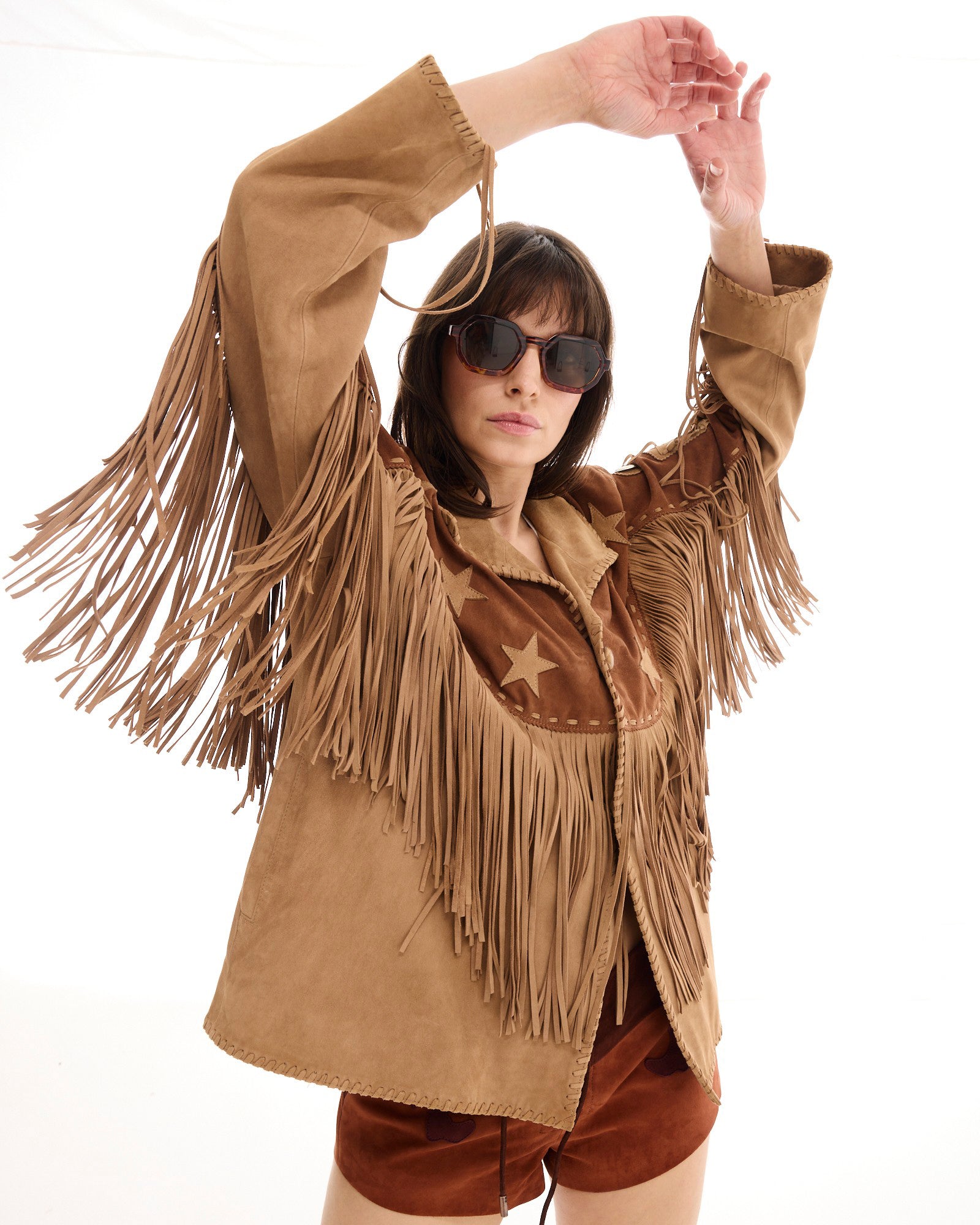 Portobello Road Fringed Suede Jacket THE TALES
