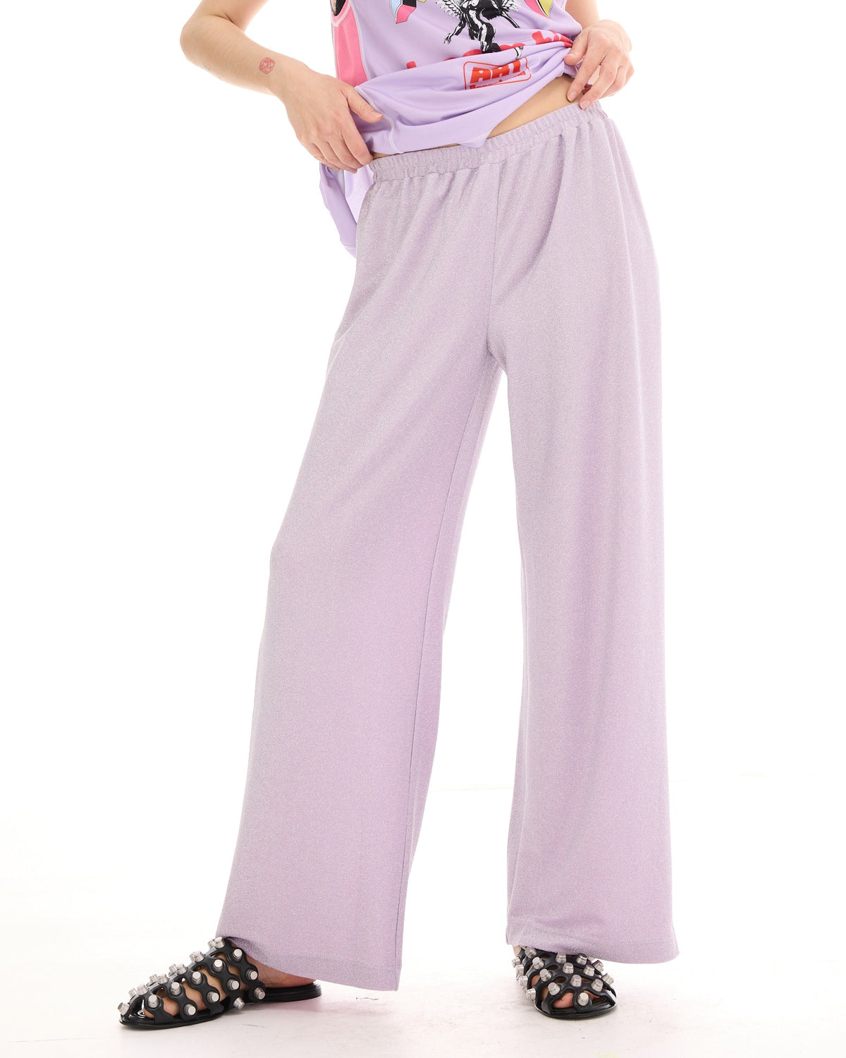 FAME LUREX PANTS - THE TALES T471D