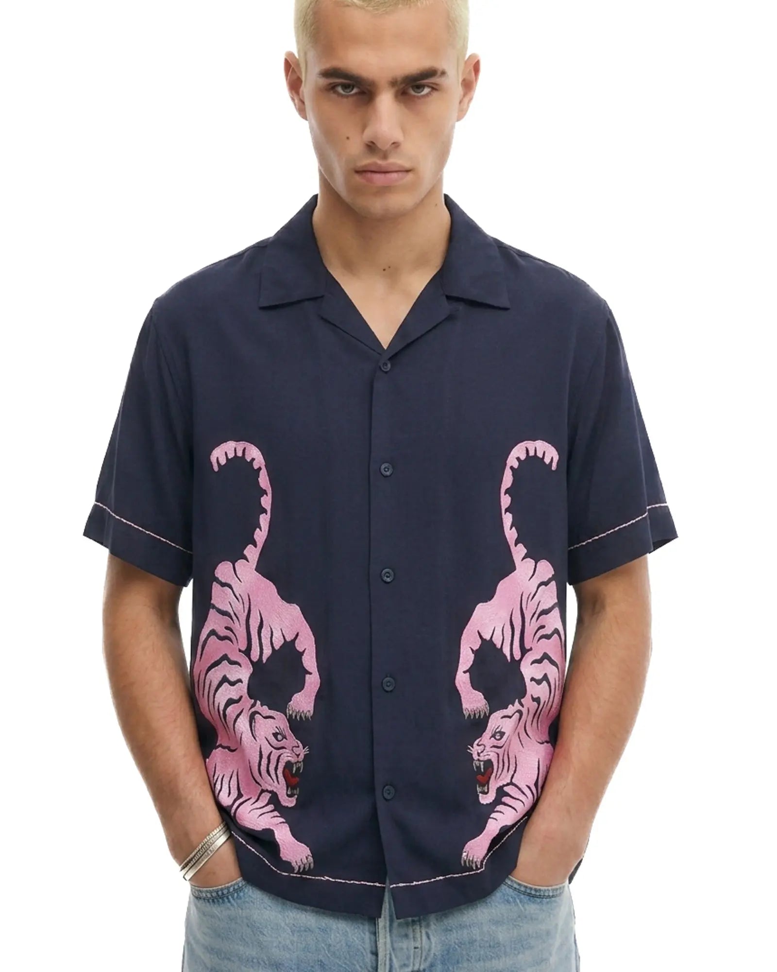 Crouching Tiger Camp Shirt by THE TALES - product photo