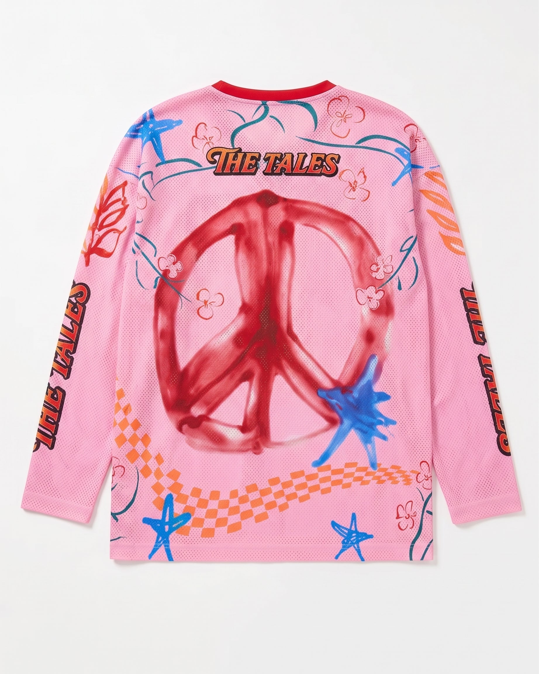 Peace Out Long Sleeve Football Jersey