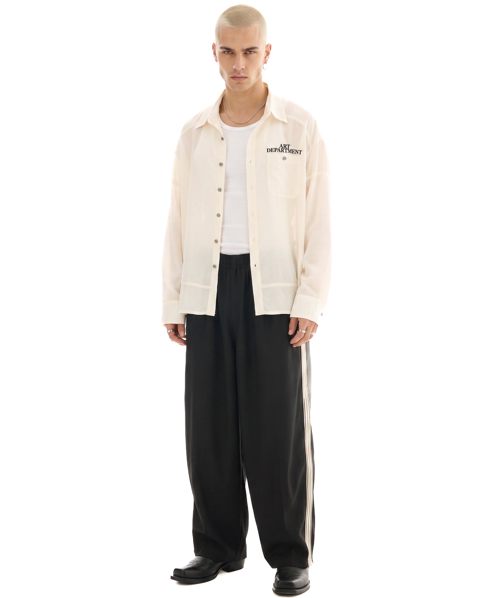 The Suited Harajuku Black Track Pant THE TALES