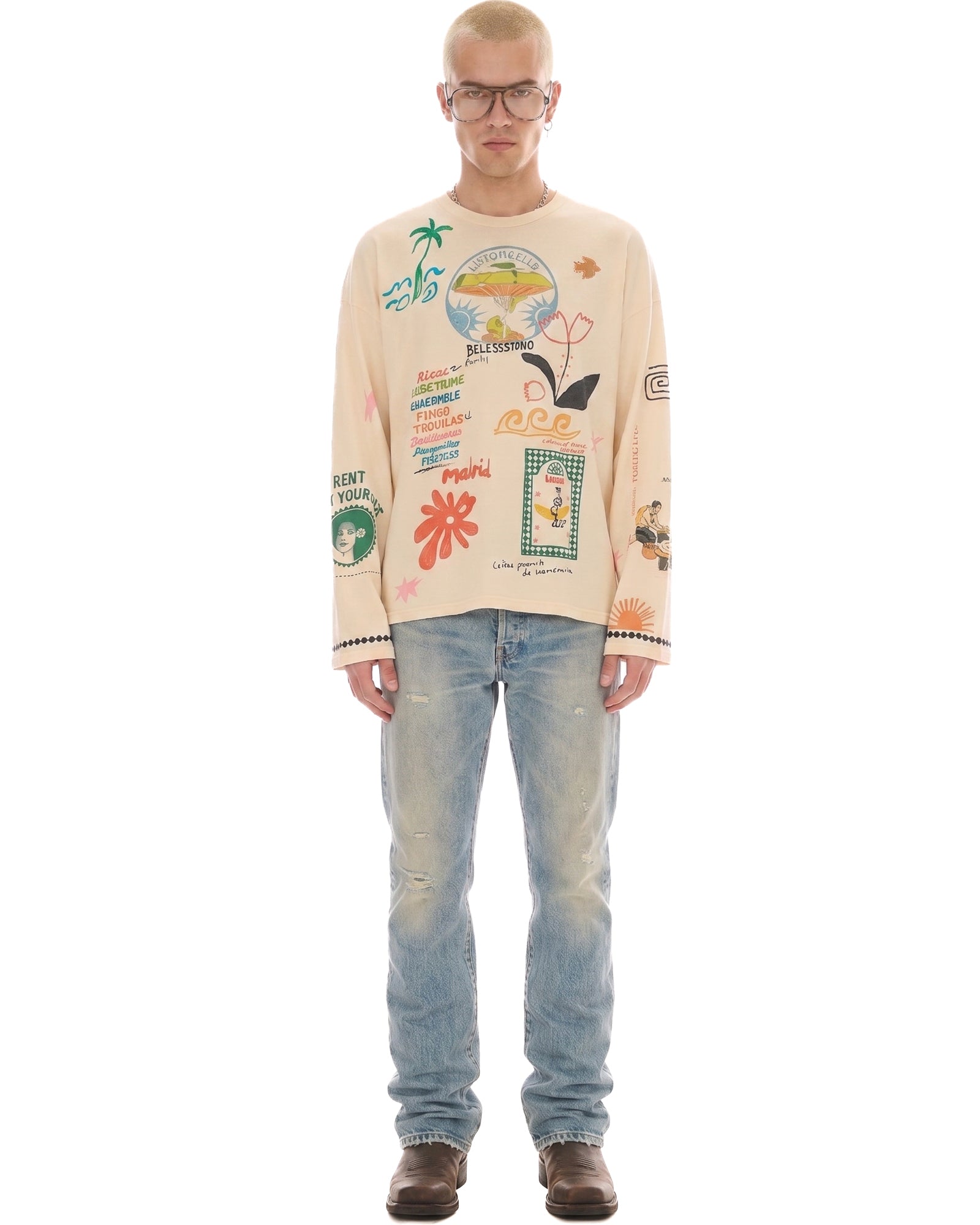 Postcards Of Summer Long Sleeve Tee