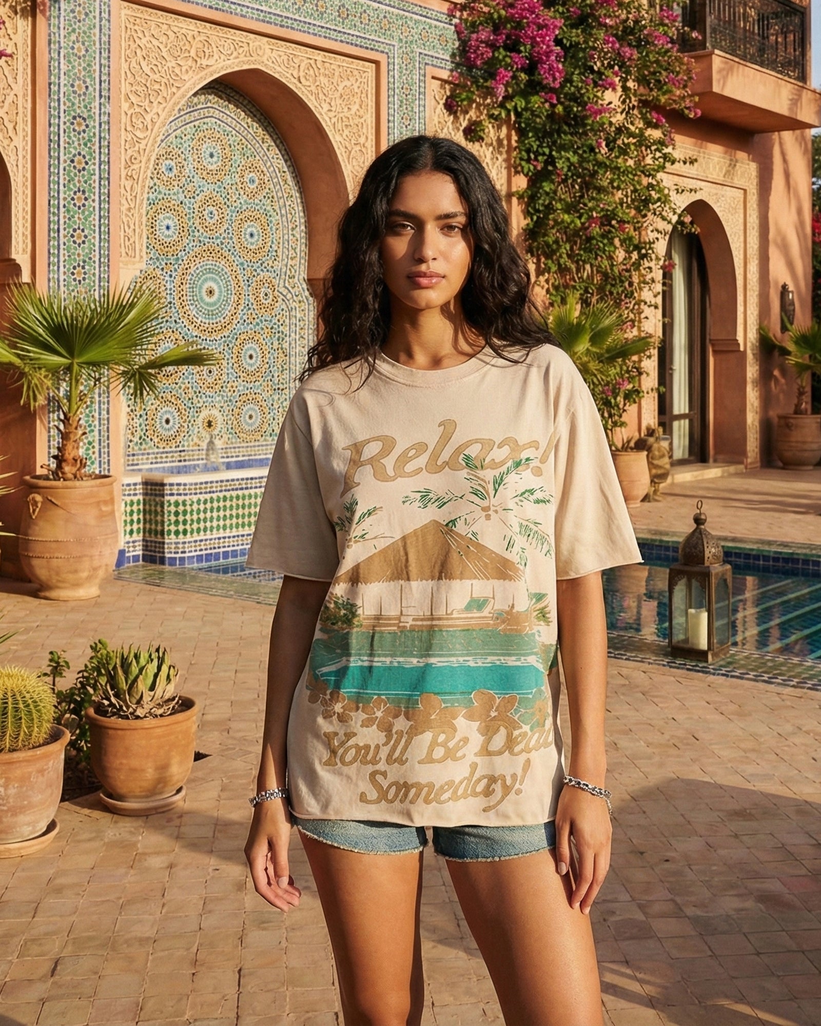 Relax You'll Be Dead Someday Tee by THE TALES - product photo