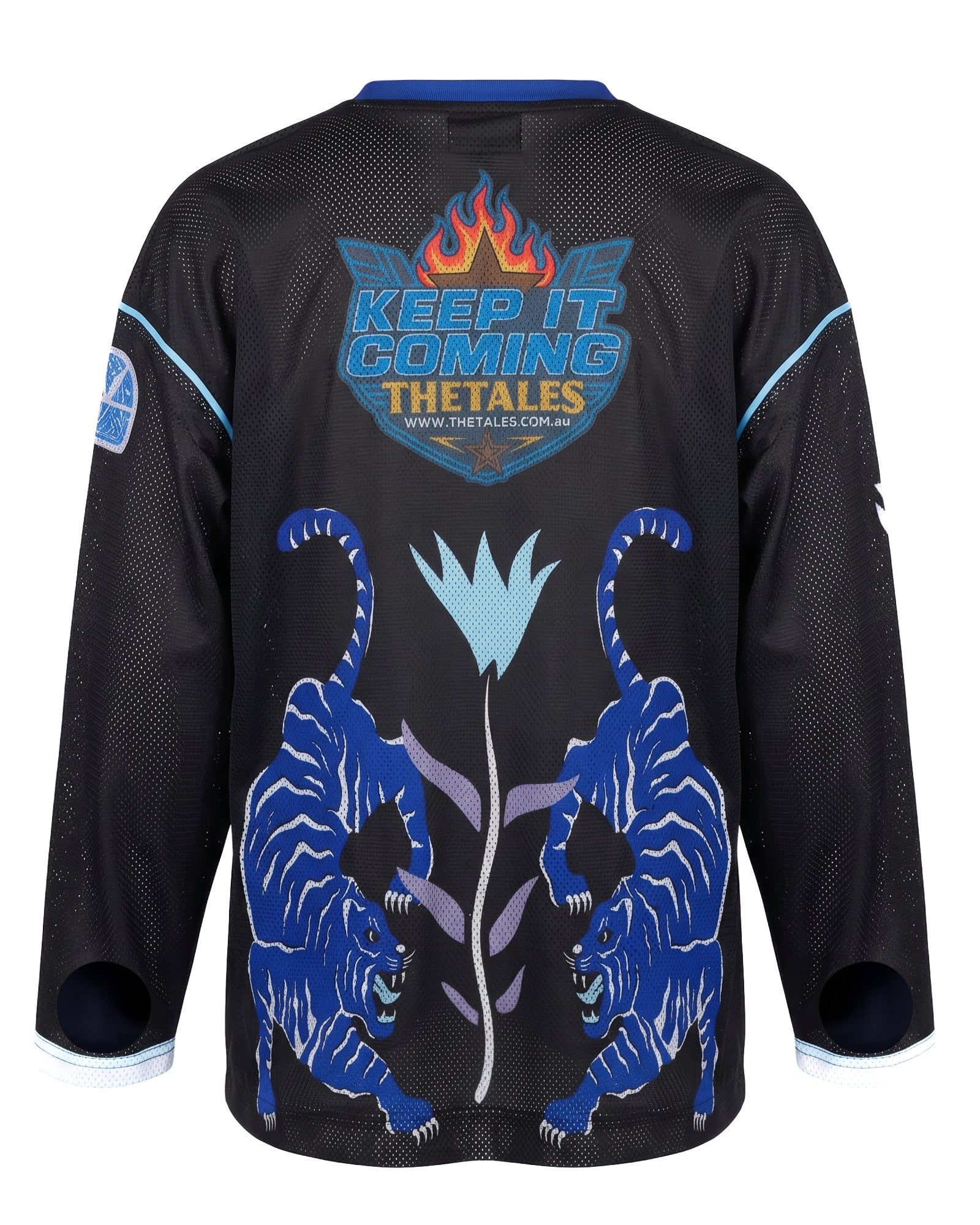 Crouching Tiger Long Sleeve Football Jersey