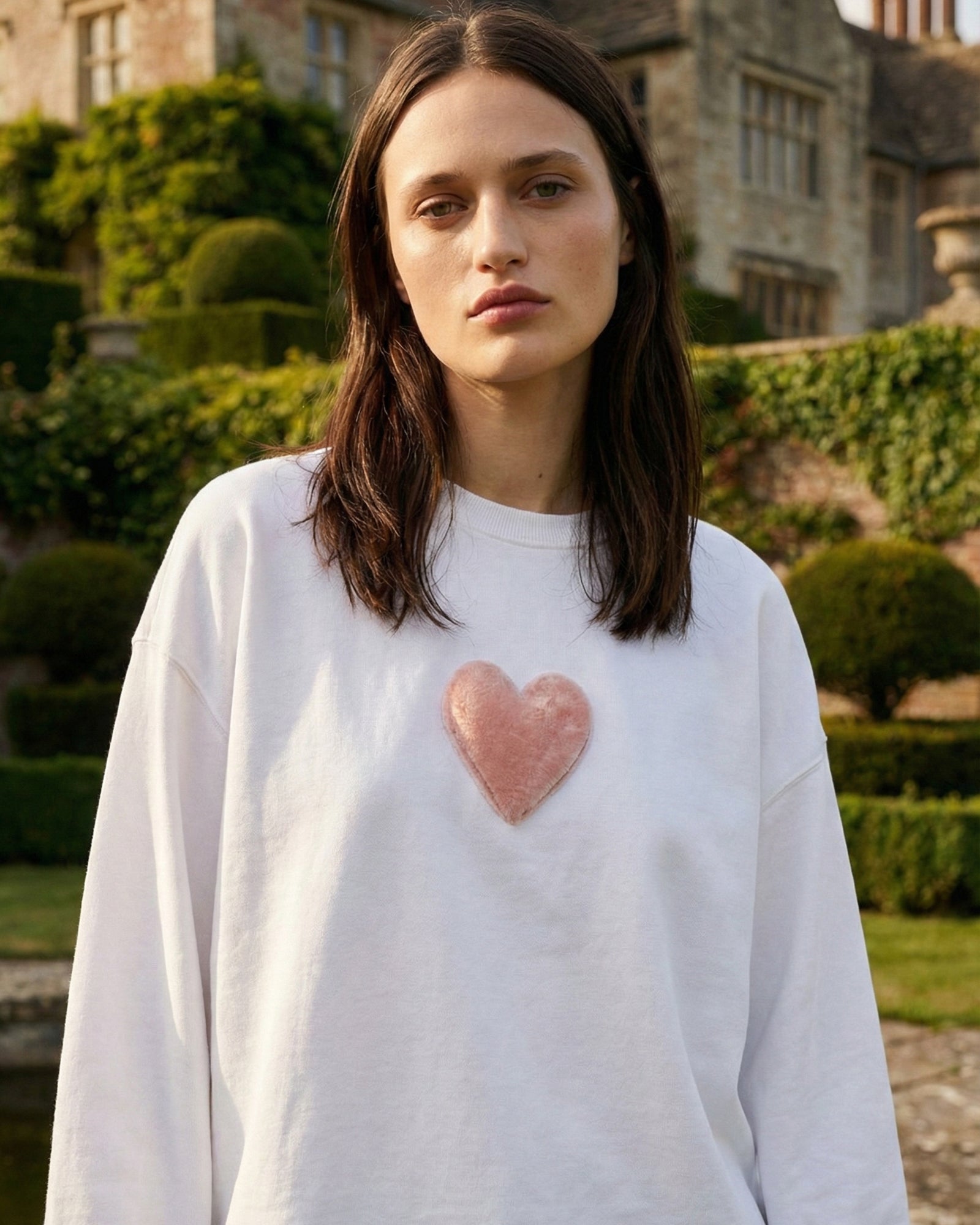 We Love Velvet Heart Long Sleeve Tee by THE TALES - product photo